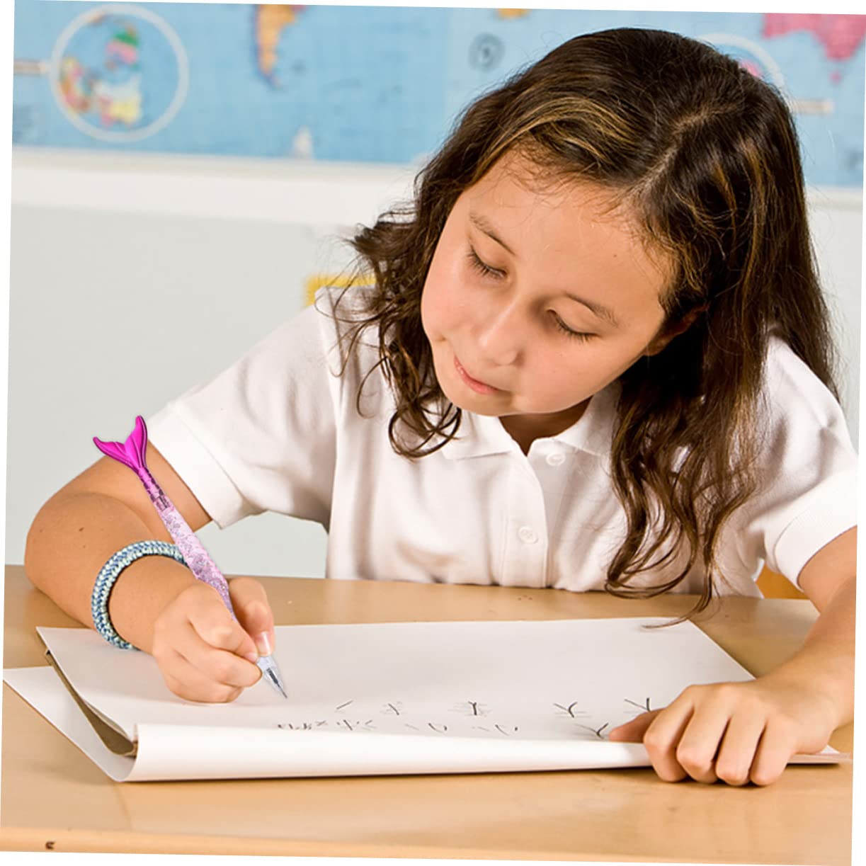 5 Ensembles Stylo Gel Délicat Pour Enfants Stylo À Encre Gel 8 pièces * 5