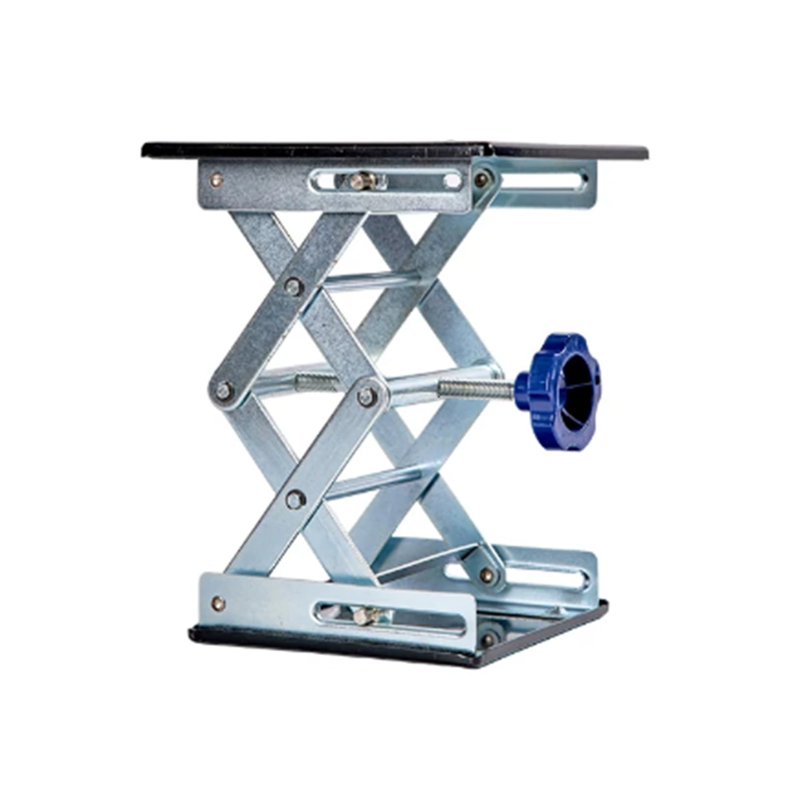 Plataforma De Soporte Gato Laboratorio, Elevación Nivel Acero Inoxidable | Altura de control manual: 7,5-26 cm, peso máximo de soporte: 15 kg, peso ligero for una fácil portabilidad