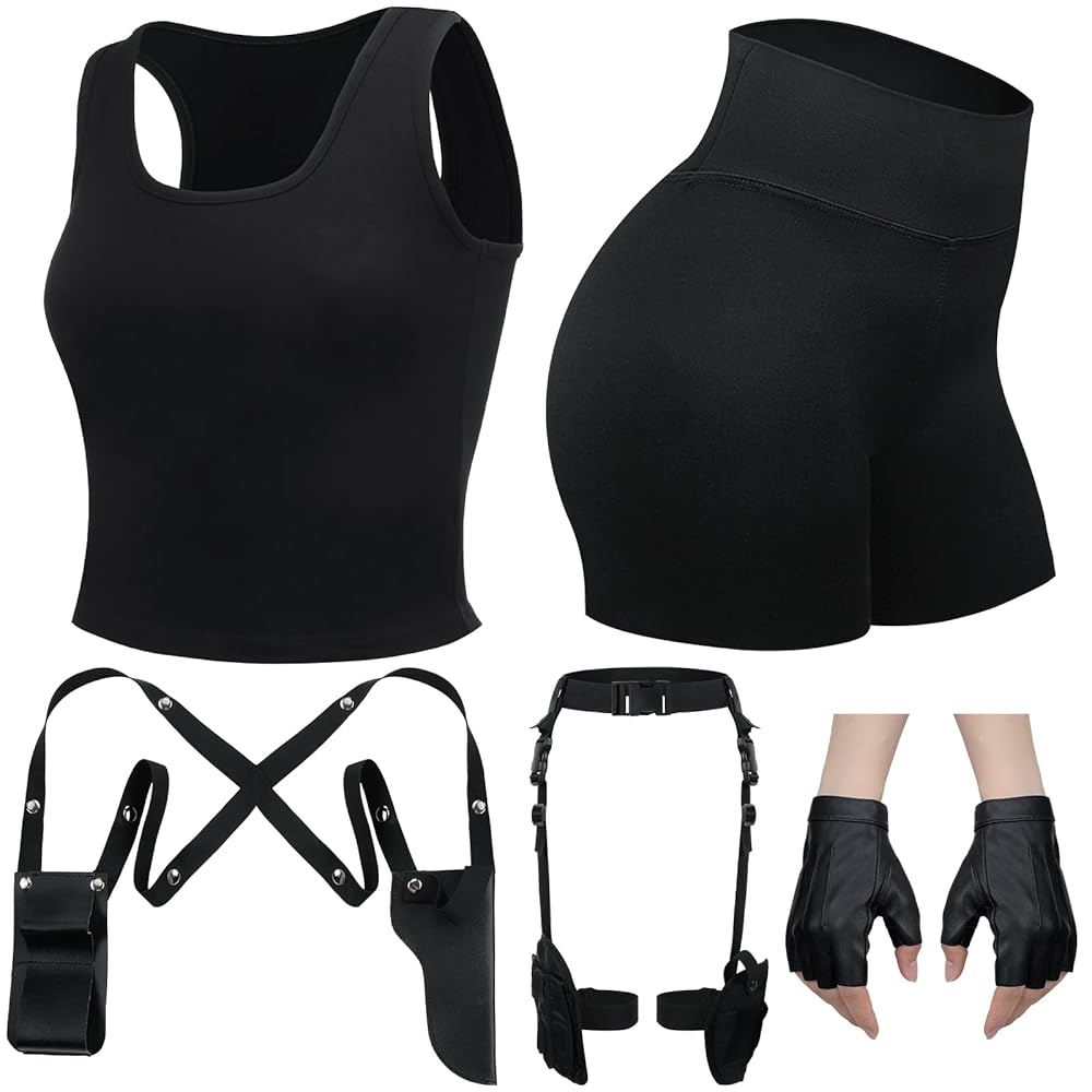 Amazon.com: Jiuguva 5 Pcs Halloween Thigh Holsters Costume