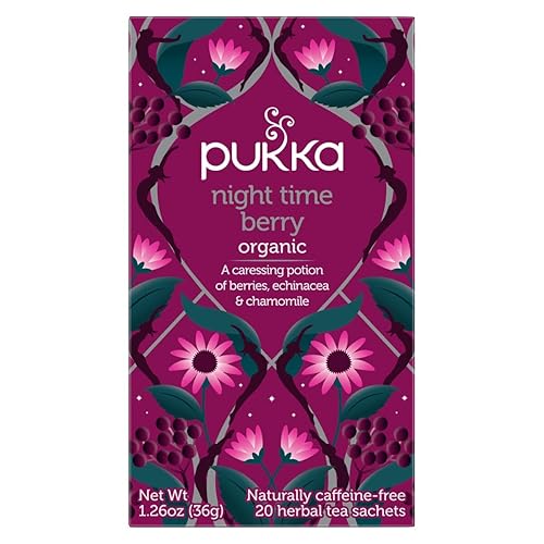 Miniatura 2 de Pukka - Bolsas de té orgánico, té de hierbas de bayas nocturnas con manzanilla, equinácea y saúco, perfectas para el bienestar nocturno, 20 unidades
