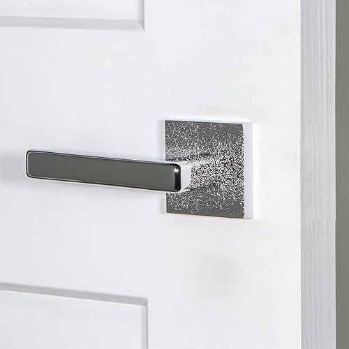 Miniatura 2 de Viaggio 625405 Roseta de piel Quadrato cromado brillante con palanca Bella