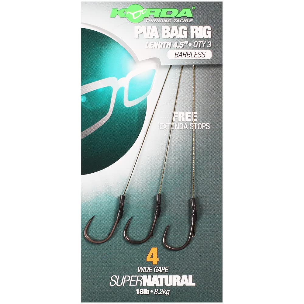 Korda Solidz PVA Rigs - Barbless - 4