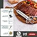 Professional Meat Injector Marinade Syringe Kit for Smoking & Grilling Turkey, Brisket & BBQ - Large 2 Oz Visible Stainless Steel Capacity - Never Leaks or Clogs + Safe Grill Cleaner & Flavor Brush