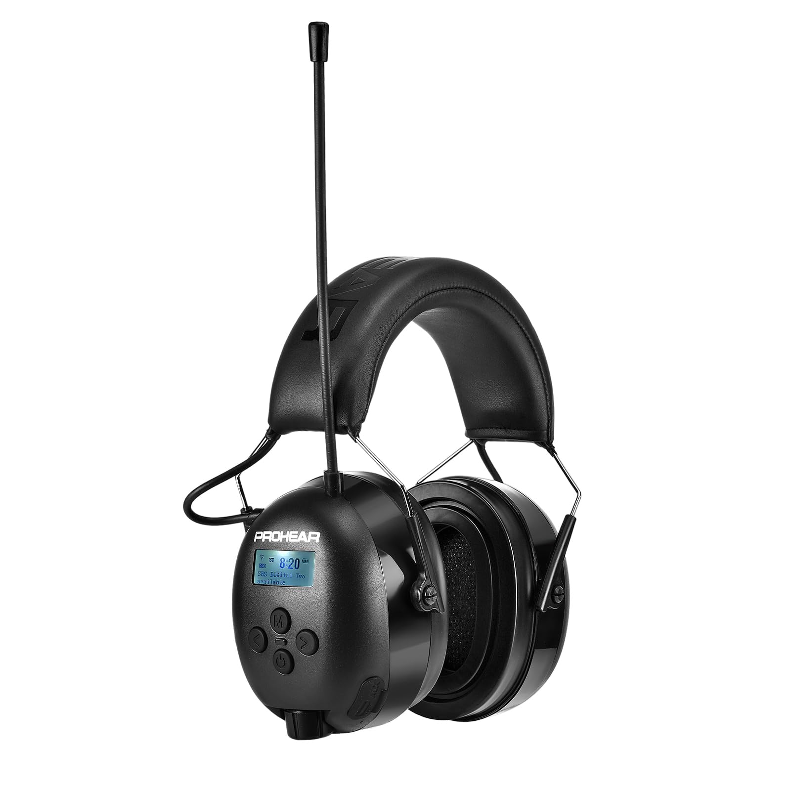 PROHEAR 033A (actualizado) Protección auditiva con radio DAB +/Bluetooth/FM, auriculares con radio con micrófono incorporado y reducción de ruido