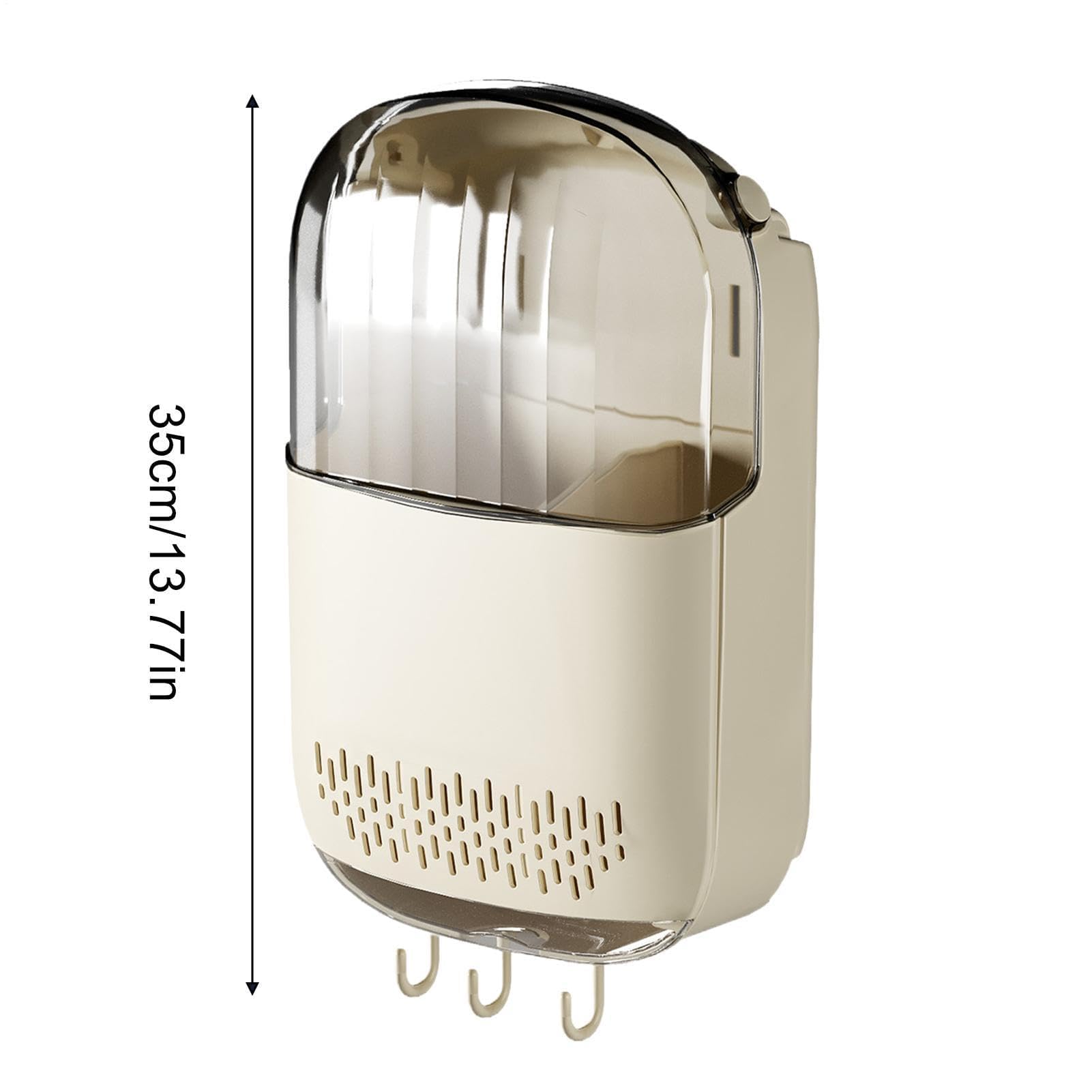 Soporte de pared para utensilios de cocina, no requiere taladrar, contenedor de almacenamiento moderno, estante para cubiertos cubierto, organizador de cocina colgante compacto