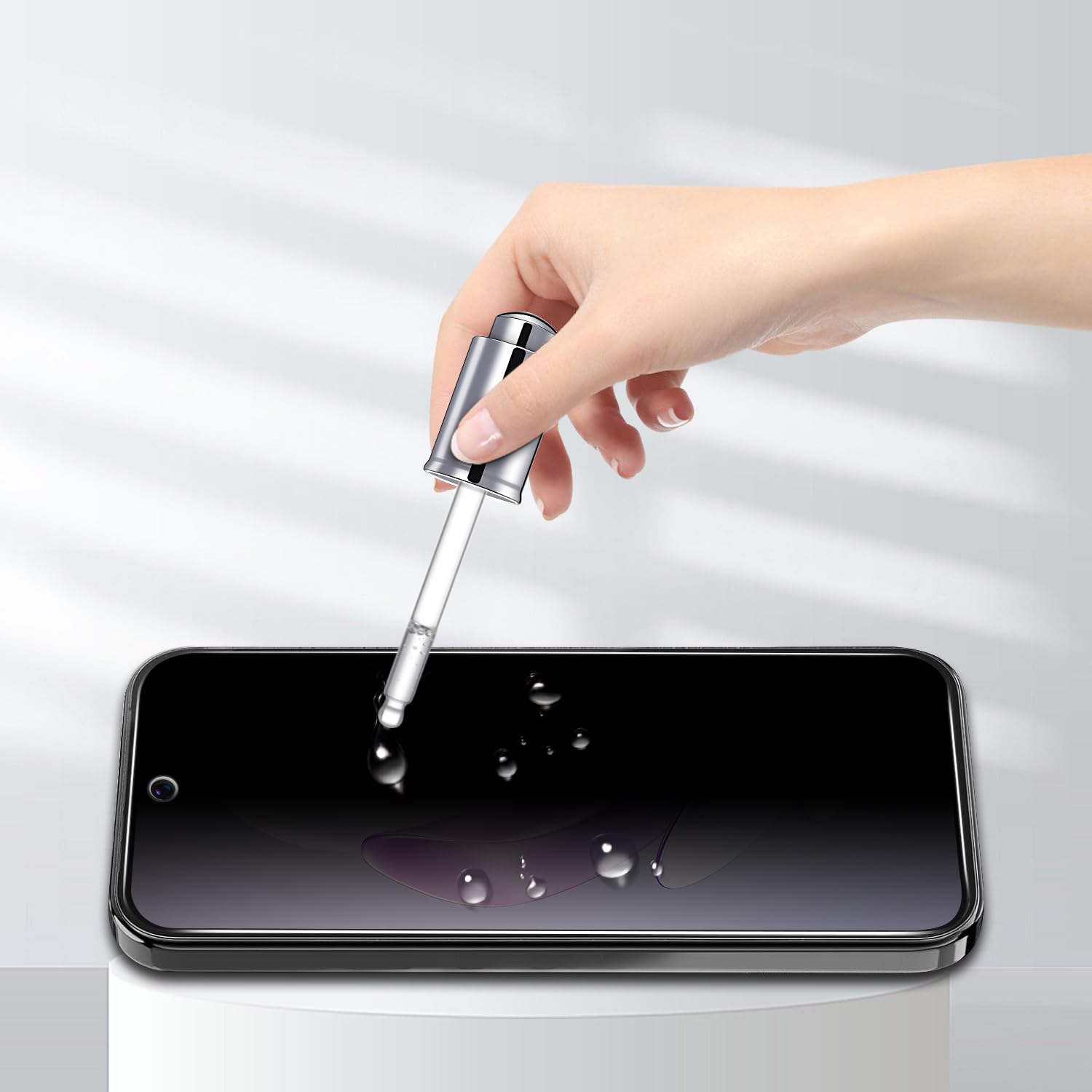 8 Pro Pixel Anti-Spy Privacy Displayschutzfolie (Hartglas) Für