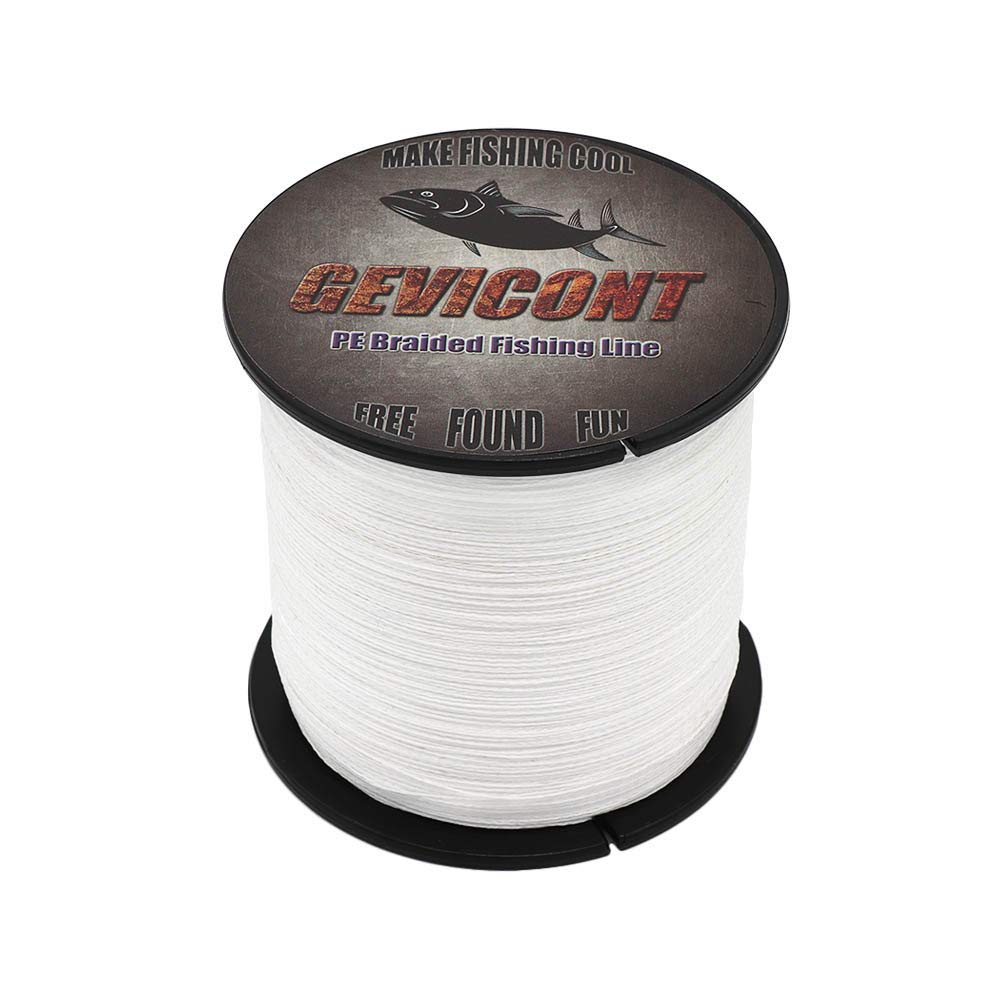 100 m - 109 m 100 lbs 0,55 mm biała Pe Dyneema pleciona żyłka wędkarska 4 sznurki
