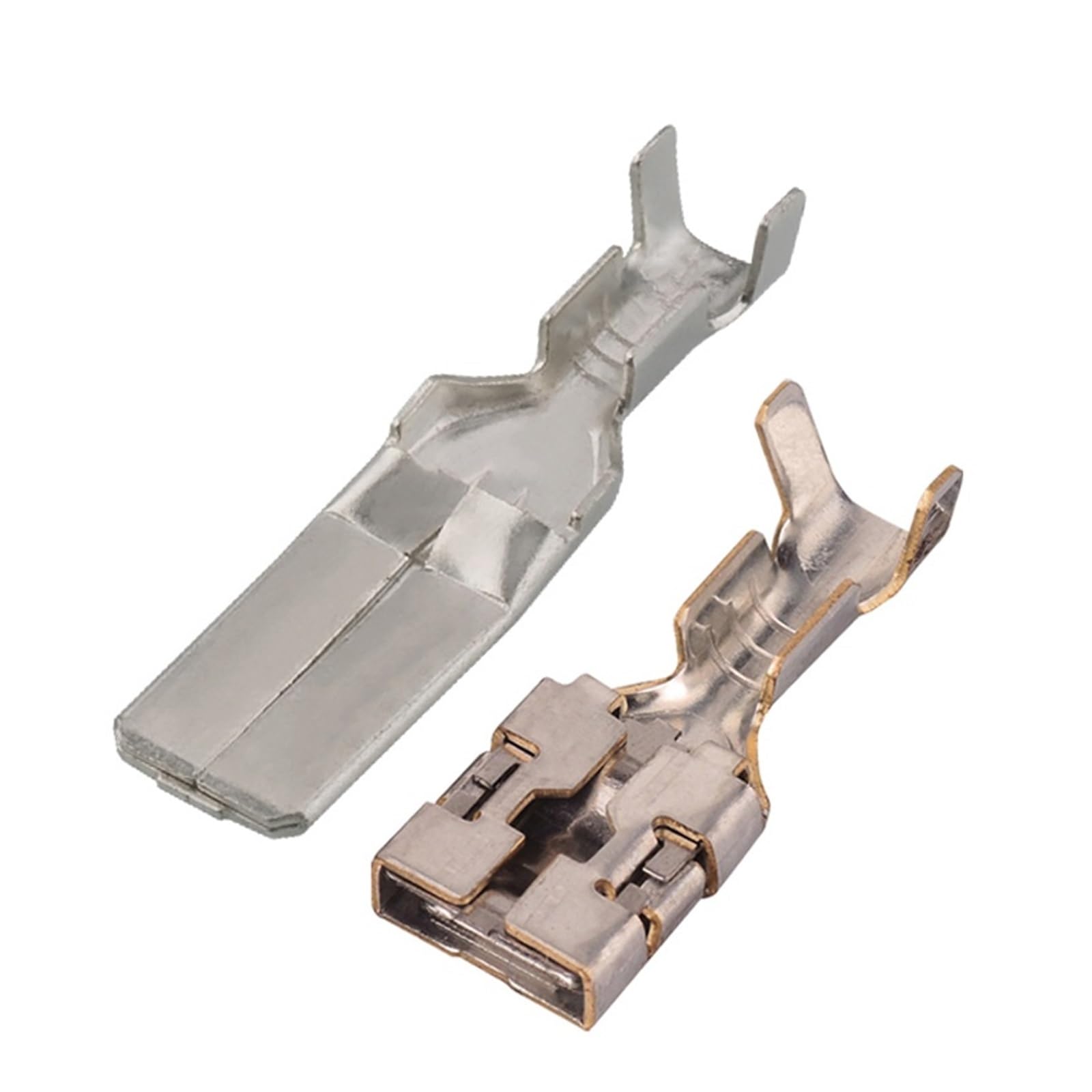 20/50/100/200/Uds. 9,5mm Cable automotriz Terminal de cobre conector de Cable automático macho hembra pines de empalme ST741394-3 G257(MaleFemale,200 pcs)