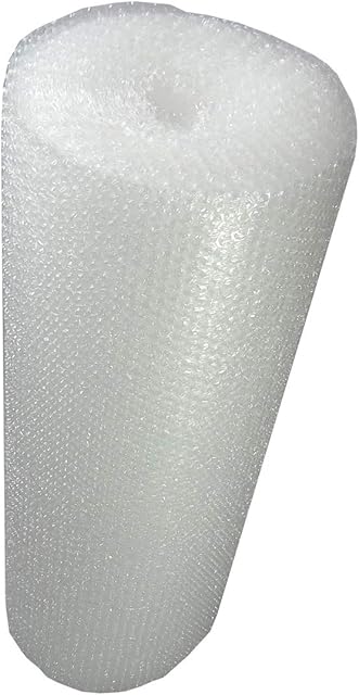 Globe Packaging 750mm x 25m Roll of Quality Bubble Wrap - Small Bubbles