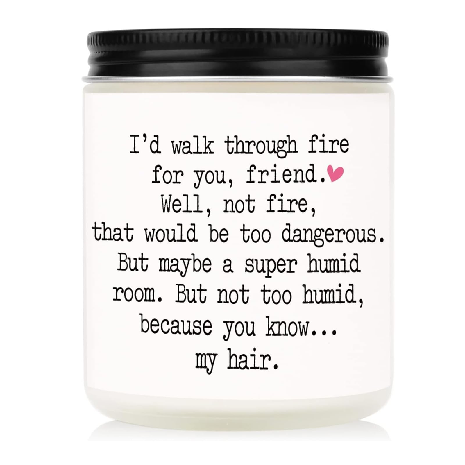 Best Friend Birthday Gifts, Funny Friend Candle, Handmade Lavender Scented Candles, Unique Birthday Gifts for Best Friends Women, 3.5oz