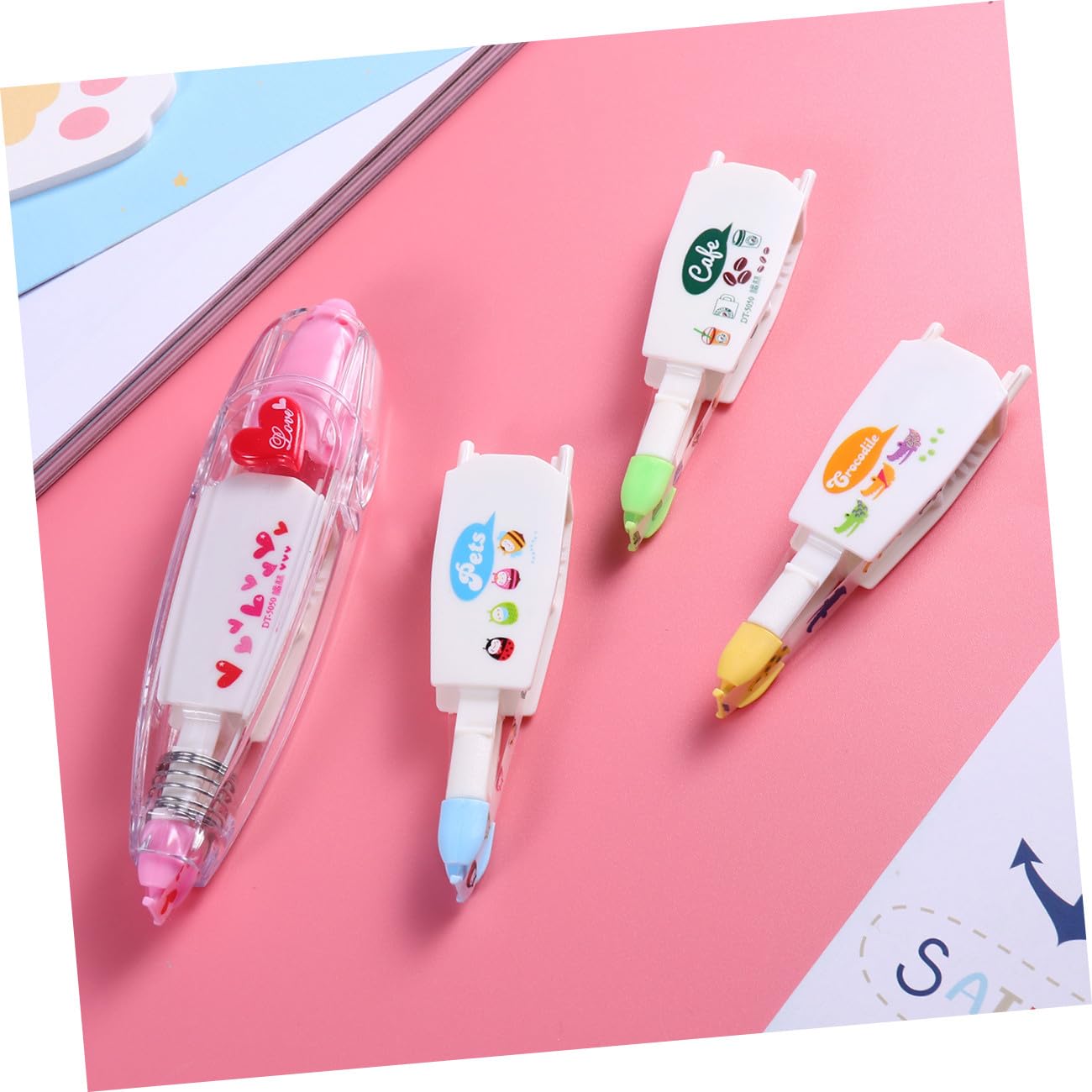 STOBOK 3-Teiliges Set Schulbedarf das Band Korrekturband correction pen sachen für kinder bürobedarf snail essence kuschelig büromaterial schul sachen kawaii Klebeband mit Kern einstellen
