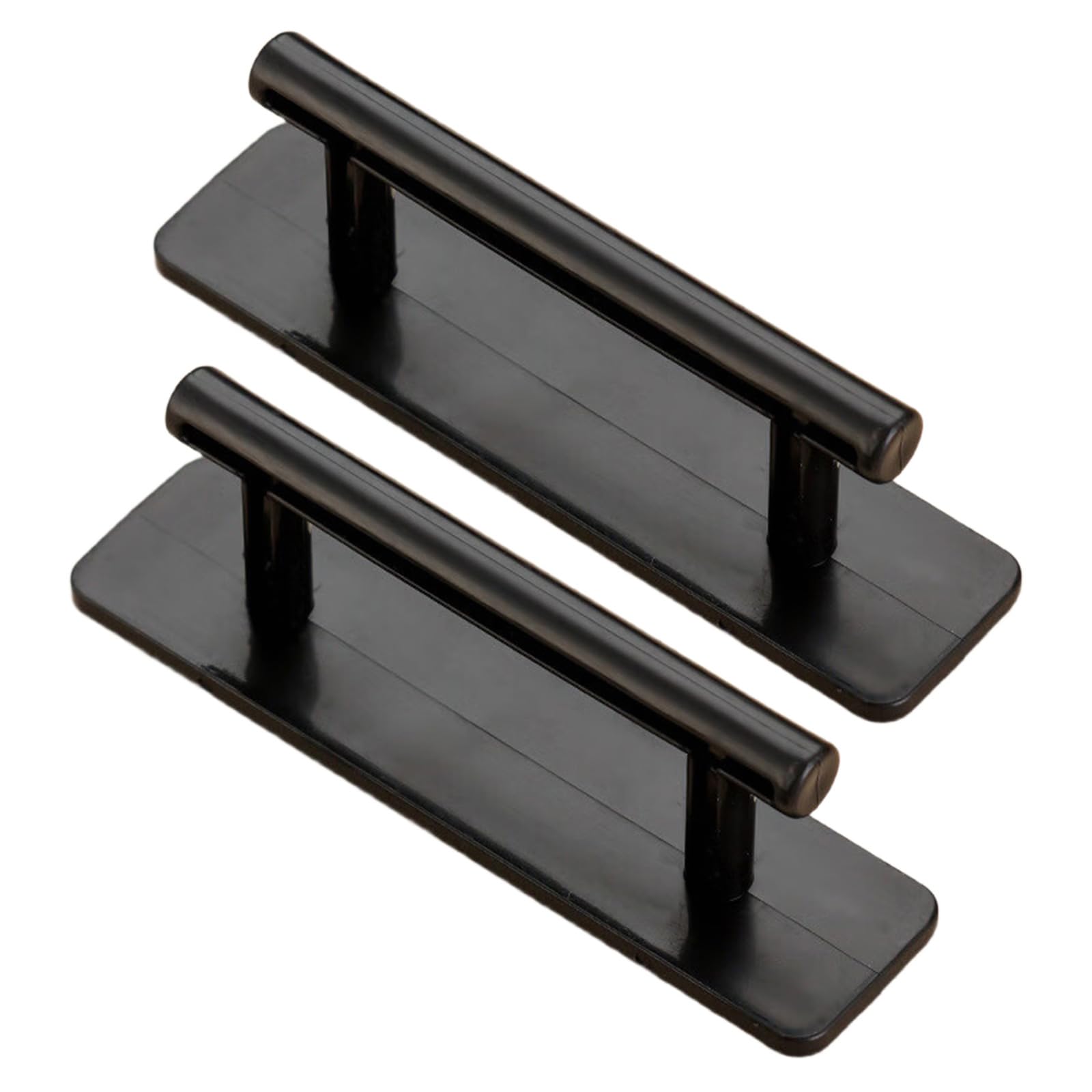 Fexxkg Black Not Slip Door Handles Waterproof Auto Stick Designs Easy Setups Upgrades For Kitchen Cabinets Wardrobes Drawers Door Pulls