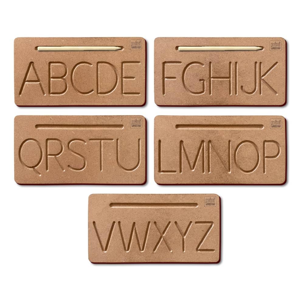 Mini Leaves Alphabet Tracing Board Wooden Board with 2 Dummy Pencils, Tracing Letters for Kids Toddler Writing Tools for Beginners, Wood Letter Tracing Board, Learning to Write - 3+ Years (B0B1XGHXVH) Amazon Price History, Amazon Price Tracker