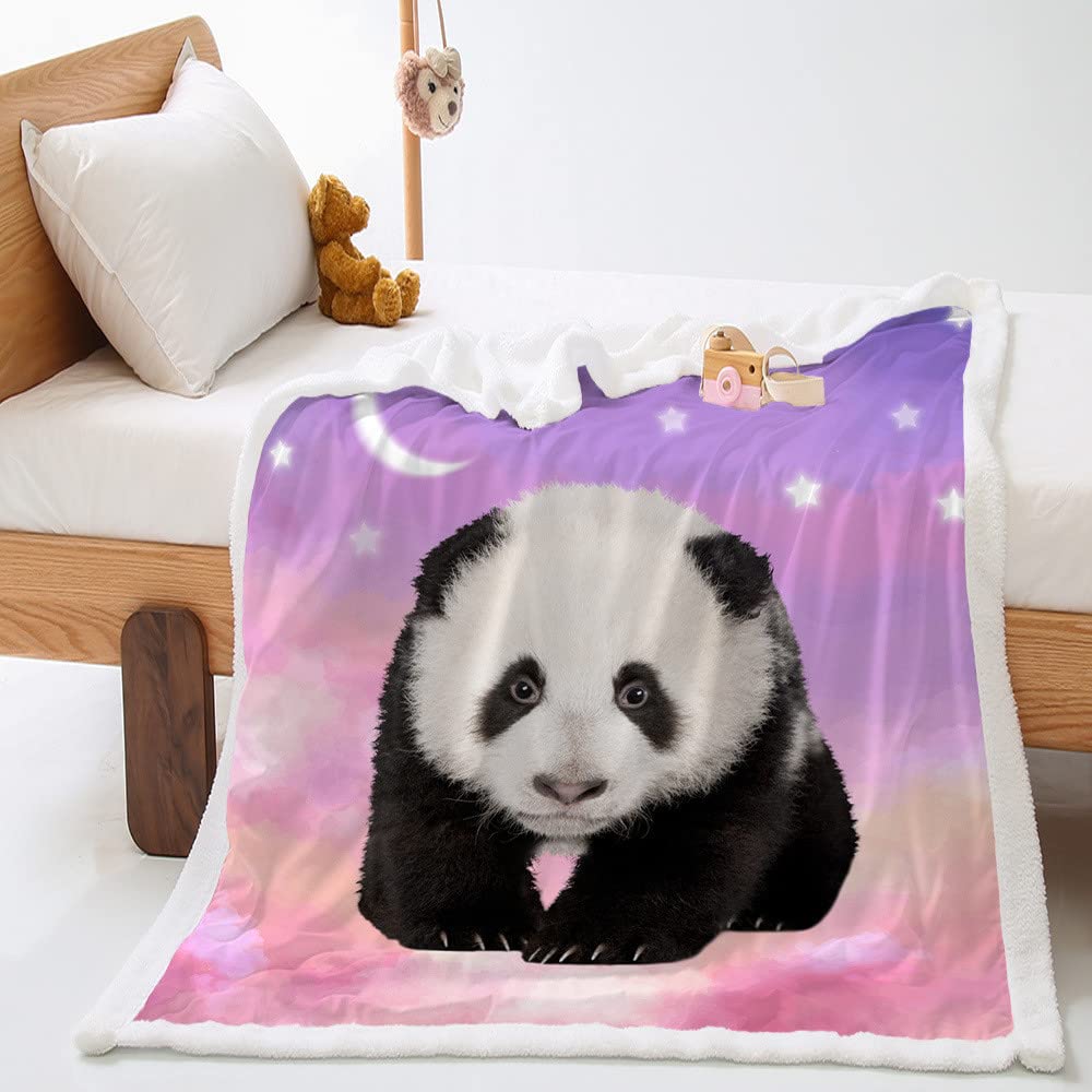 Coperta In Flanella Panda Per Bambini - Morbida E Calda, 100x130cm | Per Lettino, Divano O Regalo - Foto 9