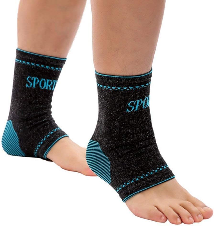 Plantar Fasciitis Socks with Arch & Ankle Support, Best Foot Care Compression Sock Brace Supports, Eases Swelling & Heel Spurs, Relieve Pain Fast Increases Circulation, Better Than Night Splint