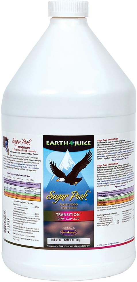 Earth Juice Sugar Peak Transition, 2.5 gallon