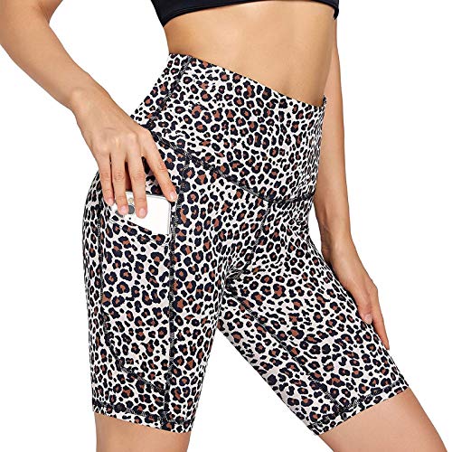 Outtop women's workout leggings shorts high waisted tummy control…