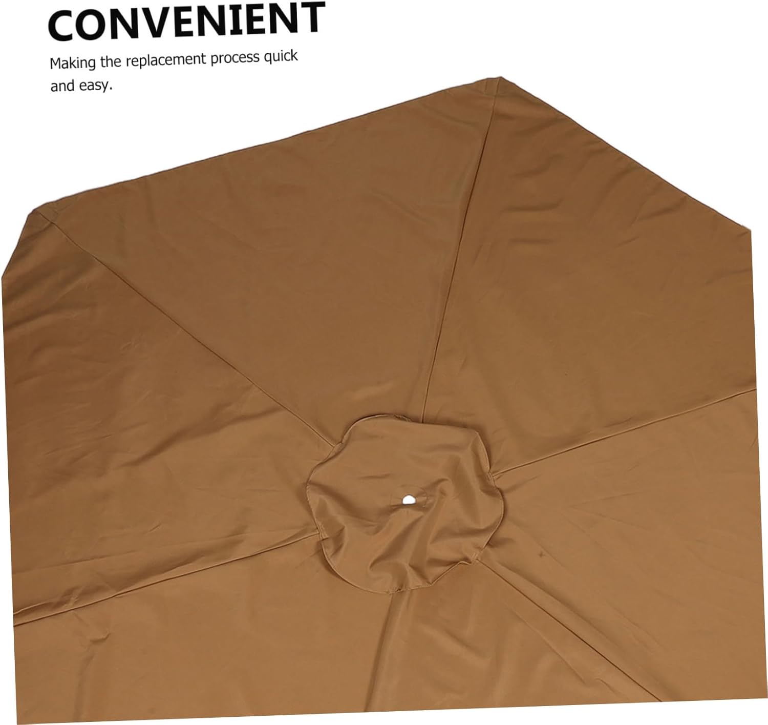 Sosoport Umbrella Canopy Replacement Ribs Outdoor Patio Umbrella Cover Top for Gardens Yards and Patios Efficient and Stylish