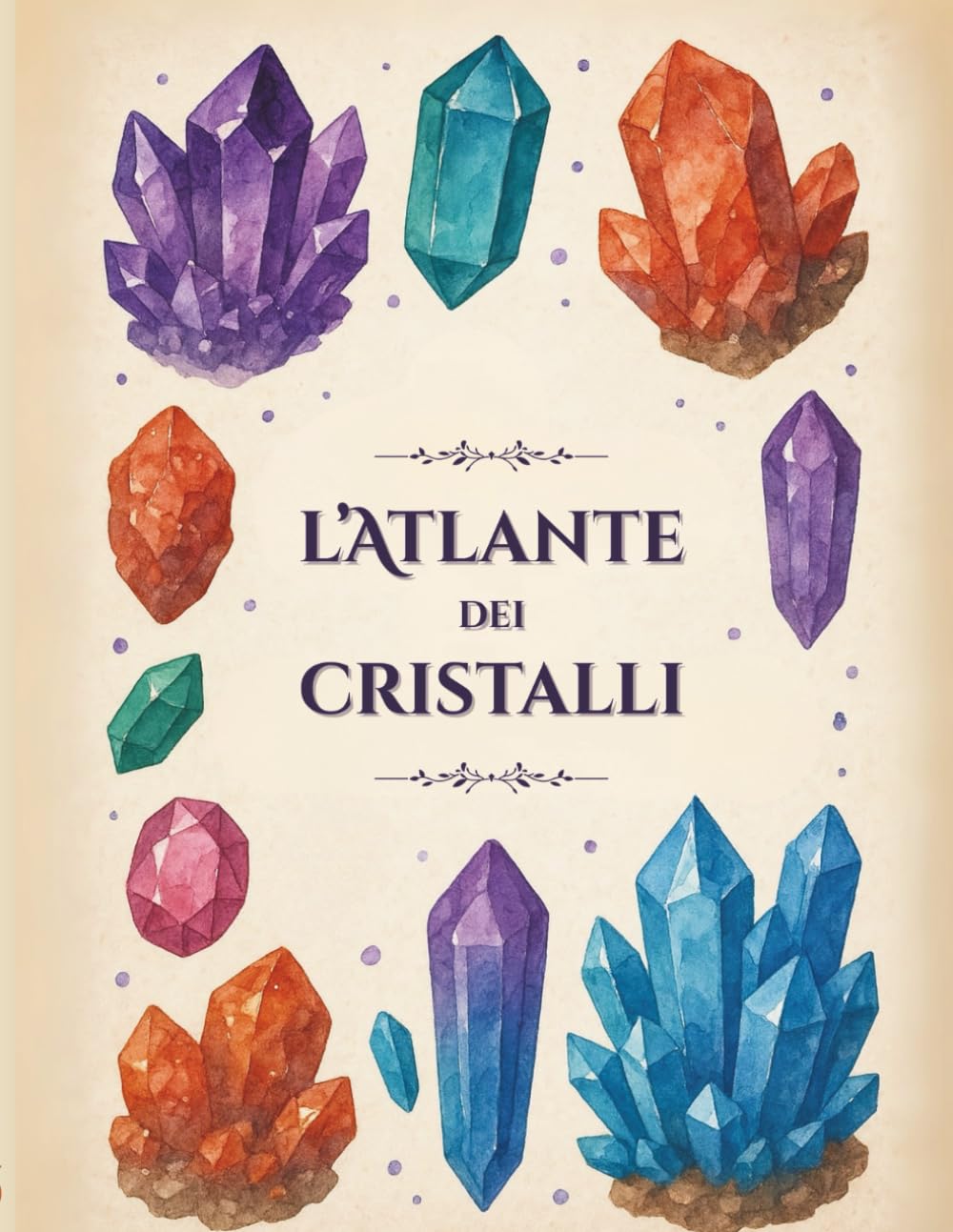 L'Atlante dei Cristalli: Guida illustrata a minerali, gemme e cristalloterapia – proprietà, significati e usi delle pietre