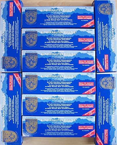 10 Tuben Alpenkräuter Emulsie 200