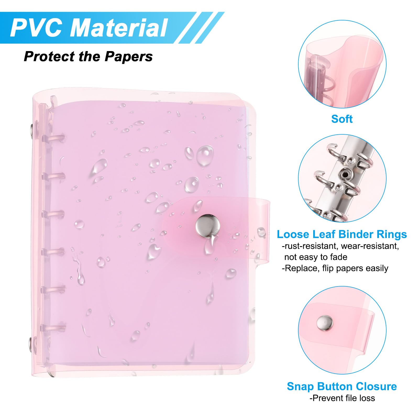 PATIKIL A7 Clear Binder Cover - Image 3