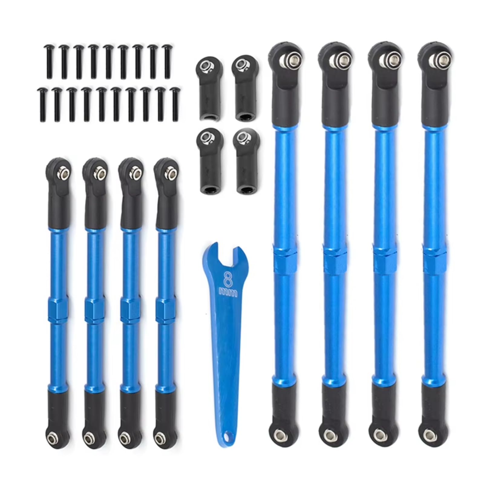 Accessori Rc Per Summit ErevO E2.0 5319X 5338R 1/10 Lega Di Acciaio Rod End Aste Spinta Rc Parti Automobili Riparazione Ricambio Modelli Giocattolo