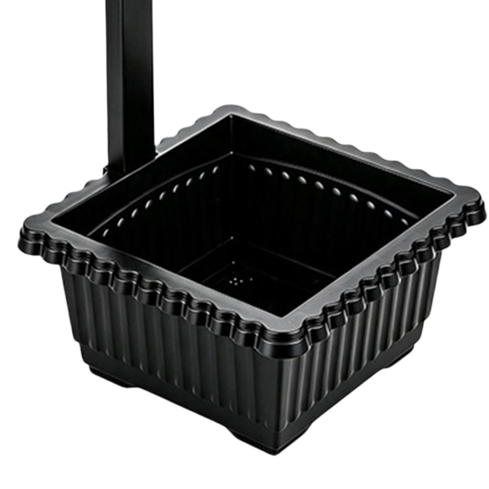 Jardinière avec Lumière Solaire 2-en-1 Pot de Fleurs Extérieur avec