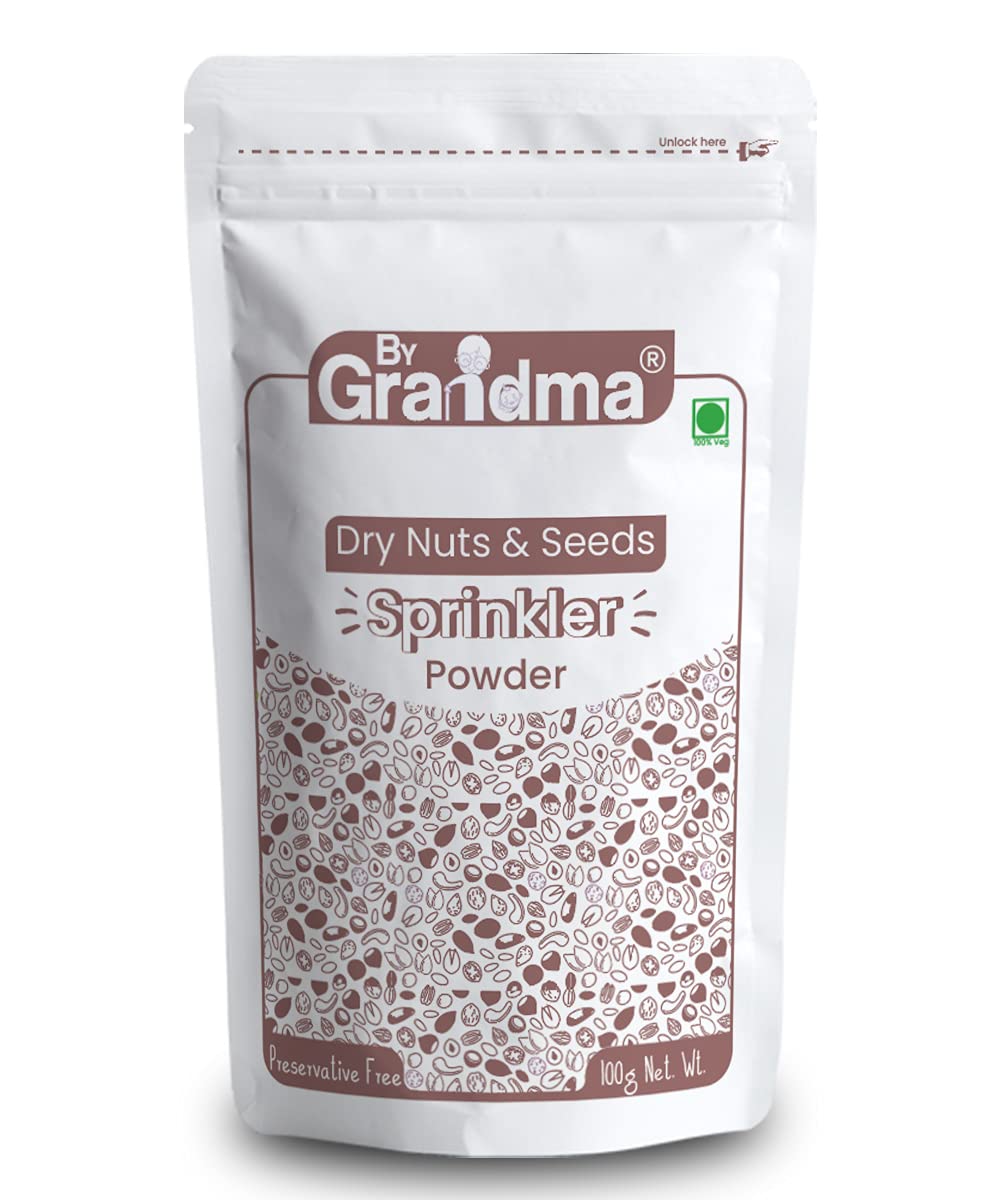 ByGrandma Dry Nuts & Seeds Sprinkler Powder Mix | Best Natural Dry Nuts Powder For Health | Organic Dry Nuts Powder for Adults and Children - 100g (B092ZSKZFR) Amazon Price History, Amazon Price Tracker