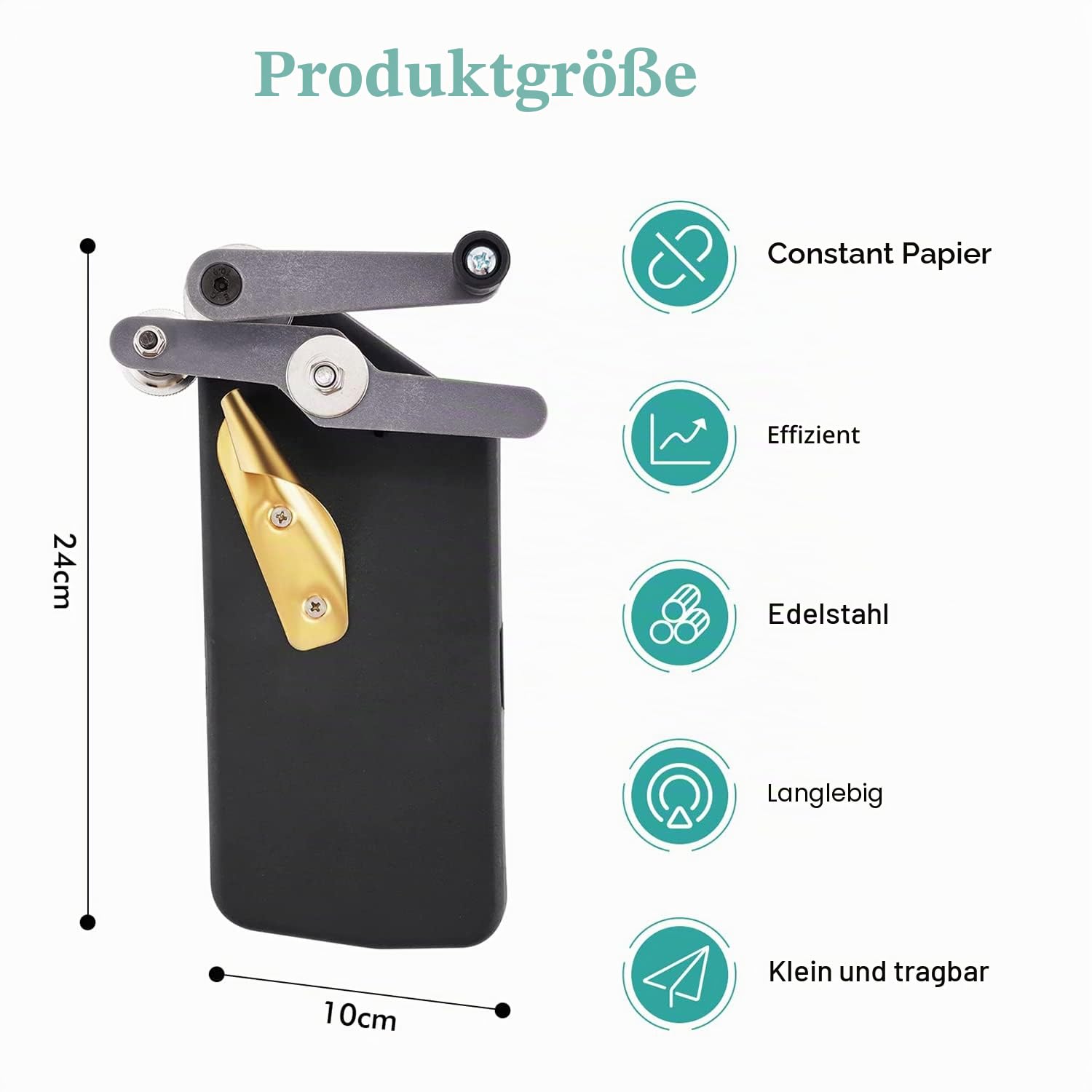 Krepppapier Spitzenmaschine für lockige Blumen - feine/grobe Zähne Crimper für Papier Basteln und Blumenverpackung - ideal für die Herstellung schöner Krepppapier Blumen