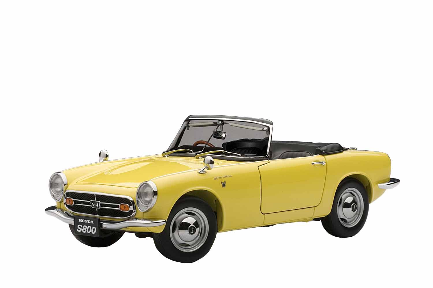 Amazon | AUTOart 1/18 ホンダ S800 (イエロー) 完成品 | ミニカー 