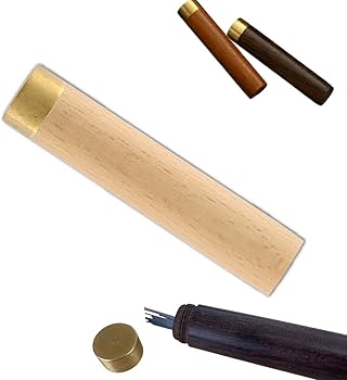 Amazon.co.jp: APLANS シャー芯ケース 木製 シャーペンの芯 ナチュラル