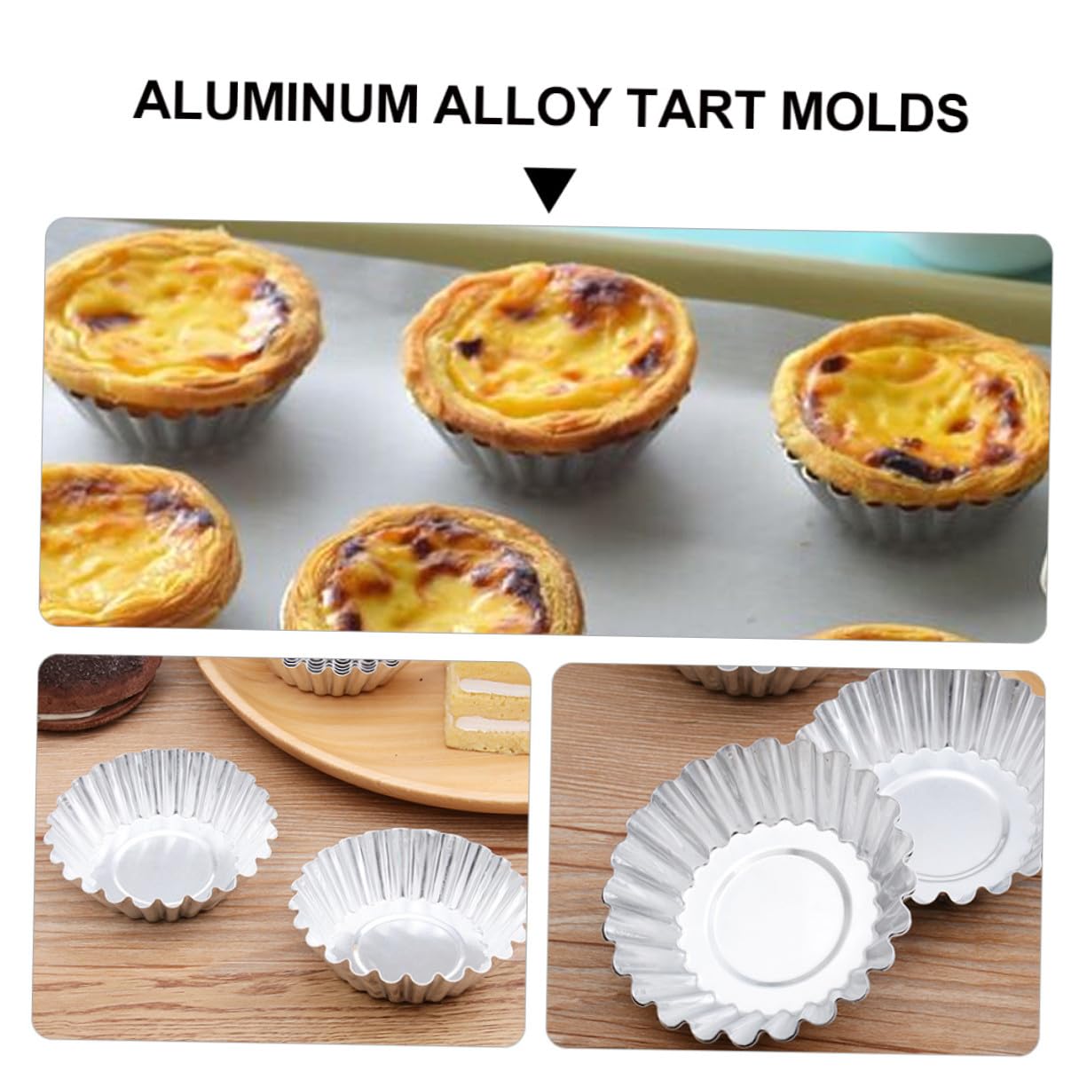 STOBAZA 100pièces Moule à Tartelettes aux Œufs Moules à Muffins et Cupcakes Caissette à Muffins