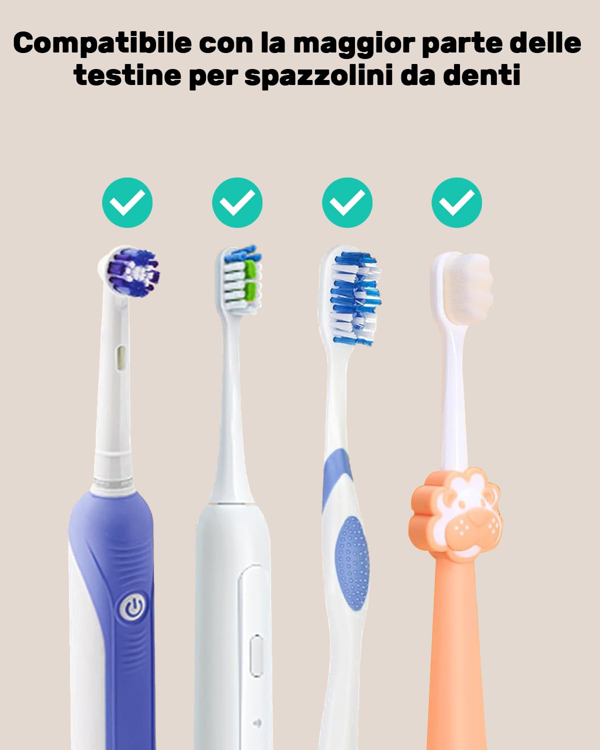 Sterilizzatore per Spazzolini da Denti Doppia UV-C e UV-A, Supporto per Spazzolini da Denti a Parete con Funzione di Asciugatura ad Aria, Ideale per Bagno, Uso Personale e Viaggio (Bianco1)