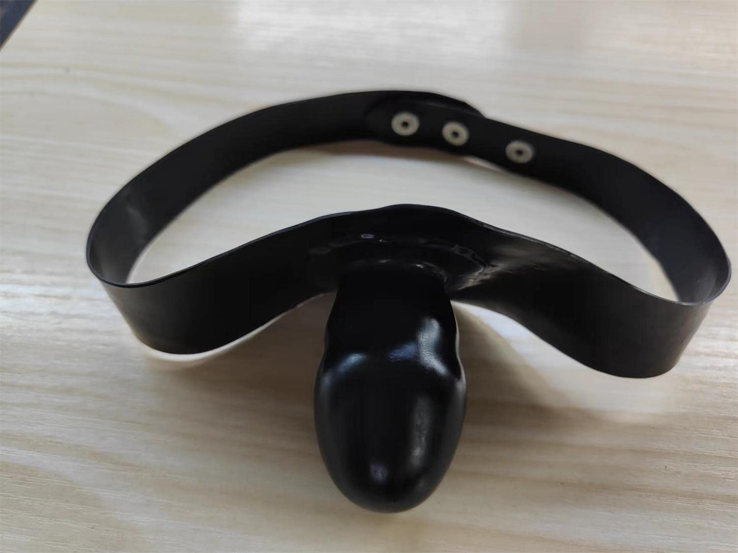 Látex Cabeza Cubrir con tapón de boca,Látex Máscara De Cabeza Capucha De Goma Cabeza Cubierta Para Cosplay Fiesta Ropa De Club
