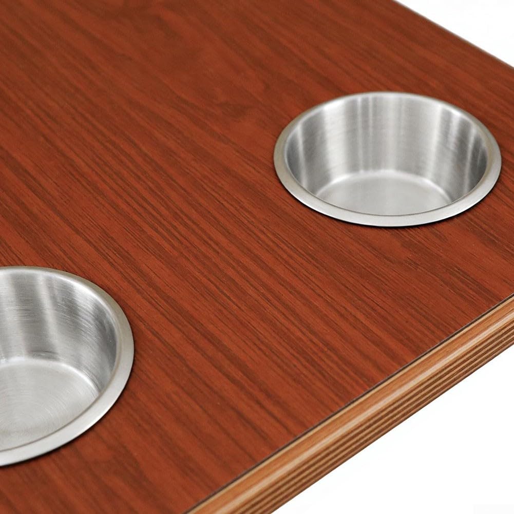 Tavolo da barca in legno massiccio 800 x 400 mm, liscio, per yacht, pontone, camper, rimorchio, con bordi arrotondati di sicurezza