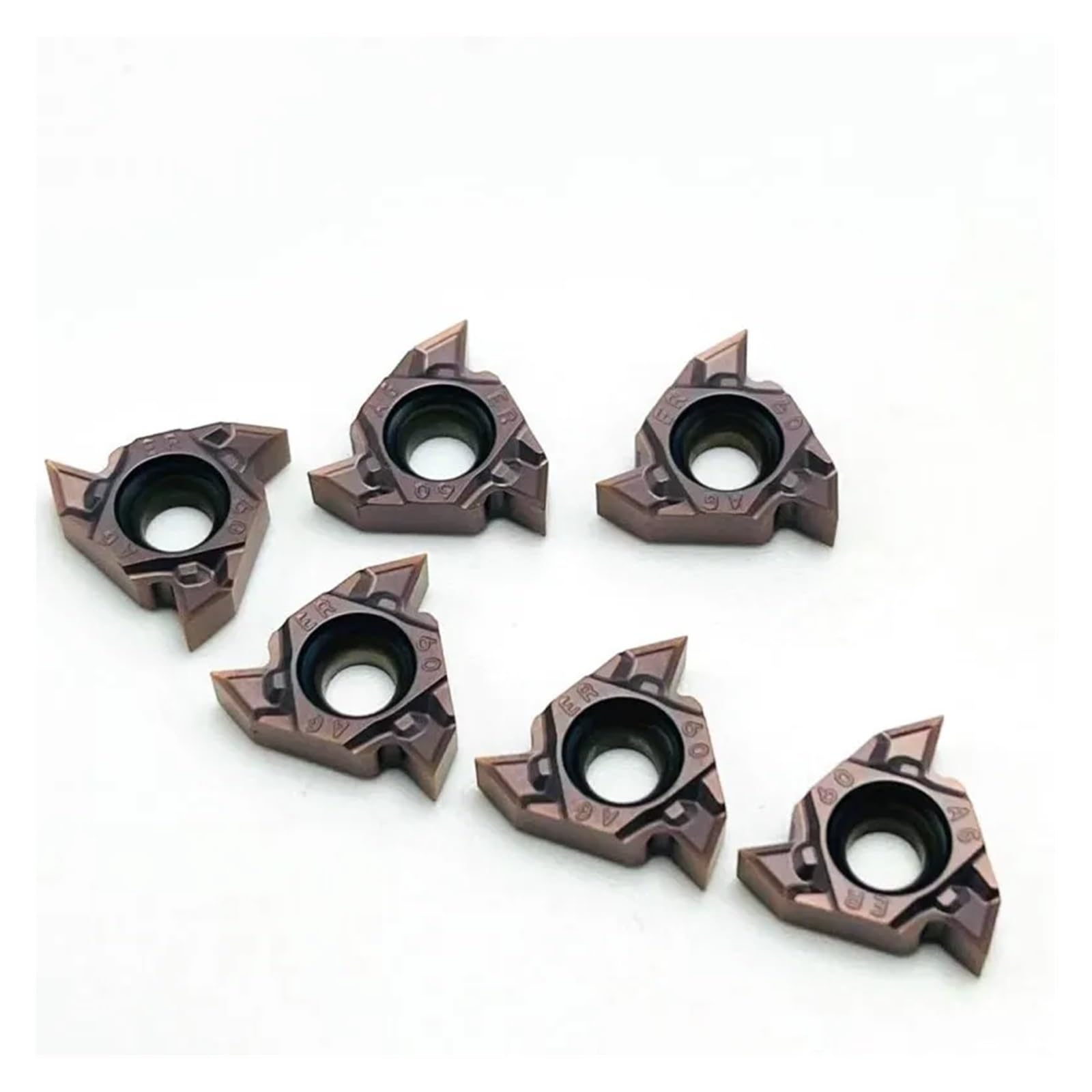 Insertos de Torno CNC Insertos de carburo 16ER AG60-S VP15TF UE6020 US735 Insertos de torneado Herramientas de torneado de roscas 16ER(16IR AG60-S VP15TF,200PCS(20box))
