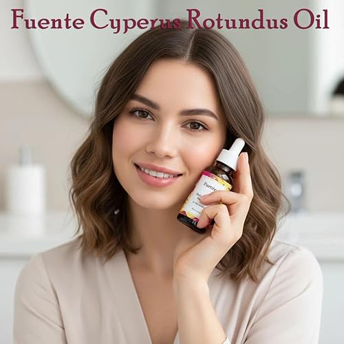 Miniatura 5 de Fuente Cyperus Rotundus Oil Aceite de piel Cyperus para depilación reduce el crecimiento del vello facial, reduce los poros, fórmula suave para todo