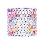Demon Hunters Bracelets Merch, 10pcs Huntrx Bracelets Saja Inspired Friendship Bracelets for Fans