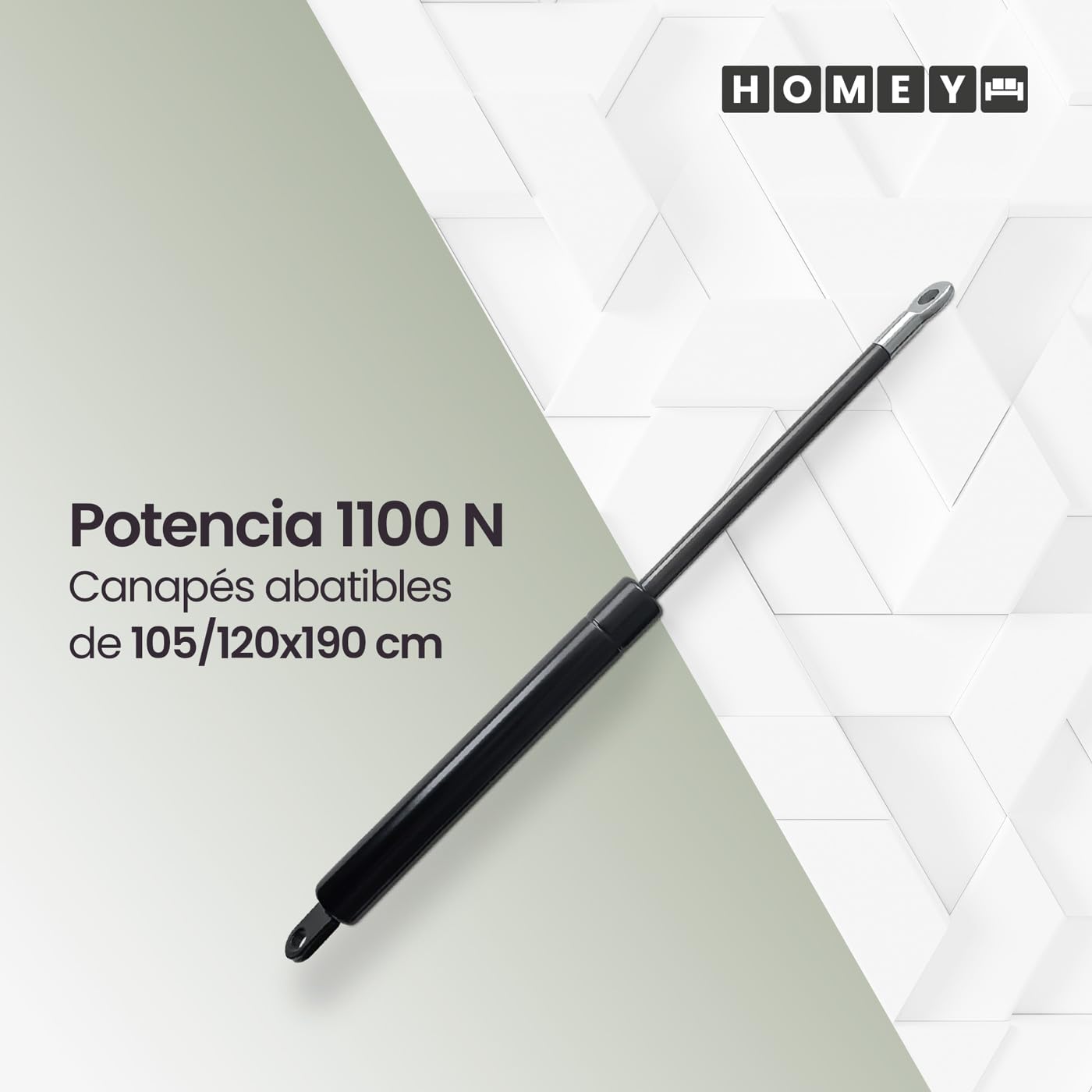 Sistema Sollevamento Idraulico 2 Pistoni Per Letto Ribaltabile - Potenza 1150N Professionale