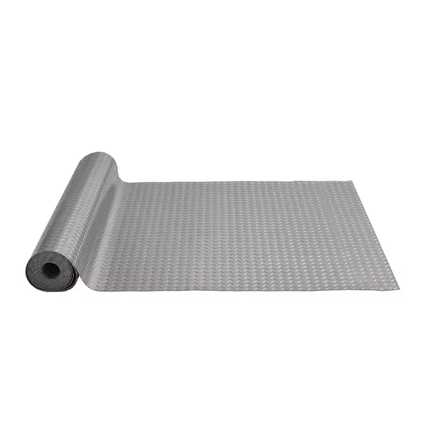 Suelo de Goma Antideslizante - Pavimento de círculos | Suelo de Caucho | Colores Decorativos | Rollo de la Medida seleccionada,Gris,1.5x2m