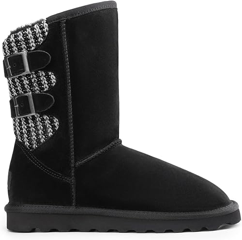 Miniatura 2 de DREAM PAIRS - Botas modernas para nieve de media caña para mujer