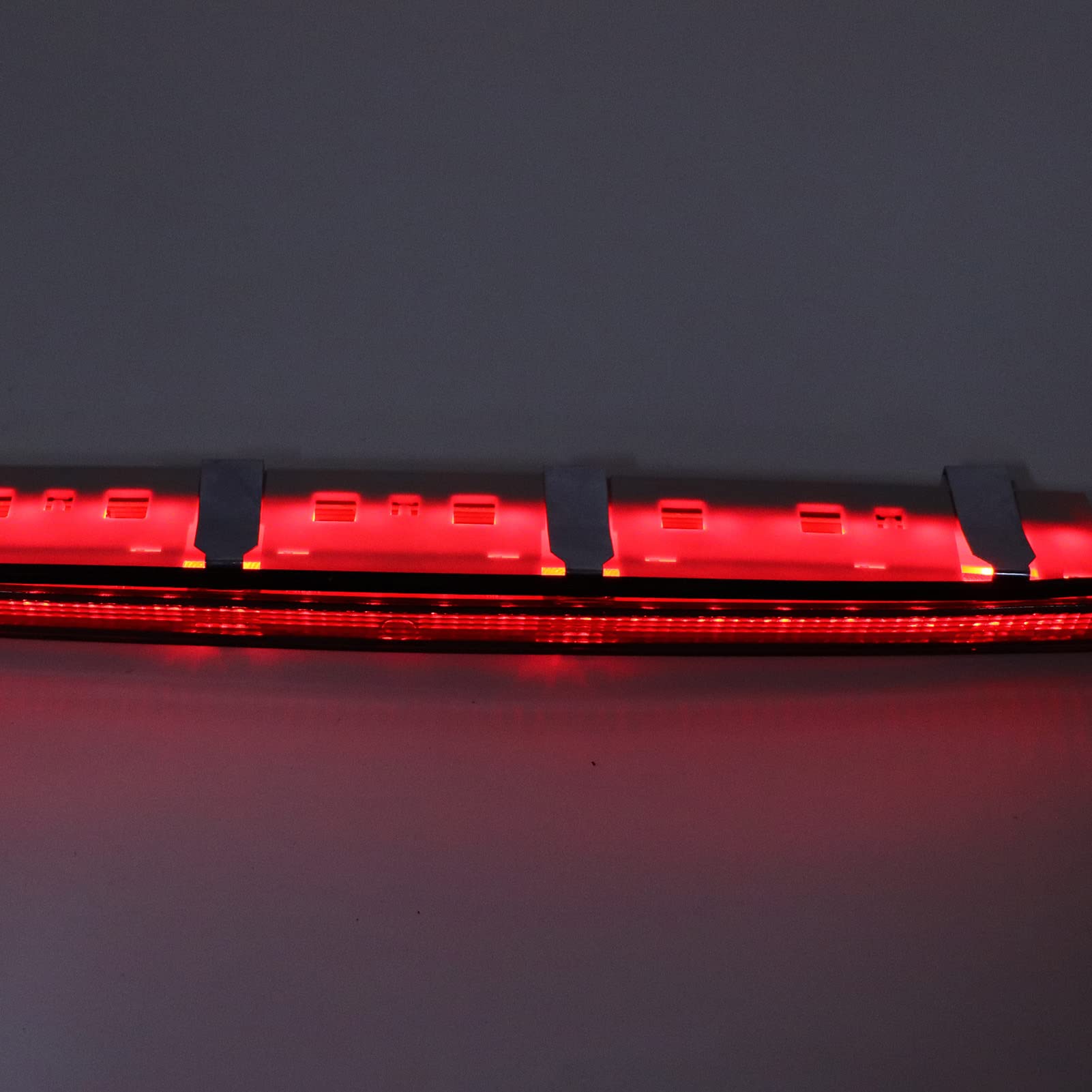Tubo de Barra LED 3D Tercera Tercera Luz Trasera de Freno LED 3ra Luz de Freno 2038201456 ABS Reemplazo para Mercedes‑Benz Clase C W203 2000‑2007