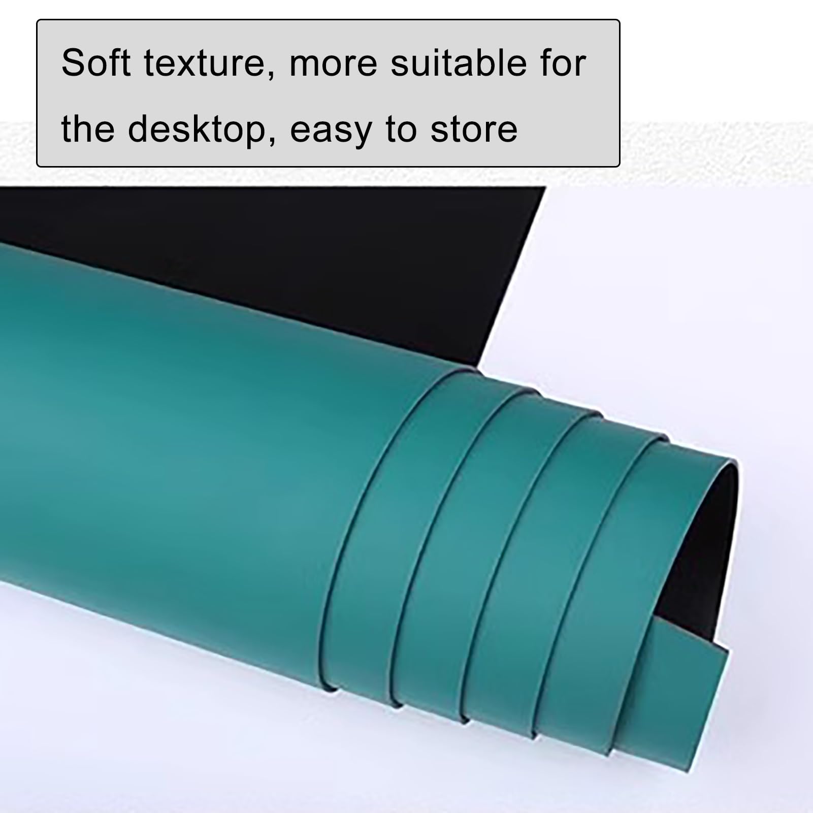 Mantel de mesa estático, manta antiestática para reparación electrónica, tapete de escritorio seguro ESD para estaciones de trabajo, 47.2 x 94.5 pulgadas