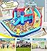 Wesoky Bounce House Water Slide for Kids, 10 in 1 Big Waterslide Inflatable Water Park with Splash Pool Long Slide Sprinkler Blower, Blow up Water Slides Bounce House for Kids Backyard Bouncy Castle