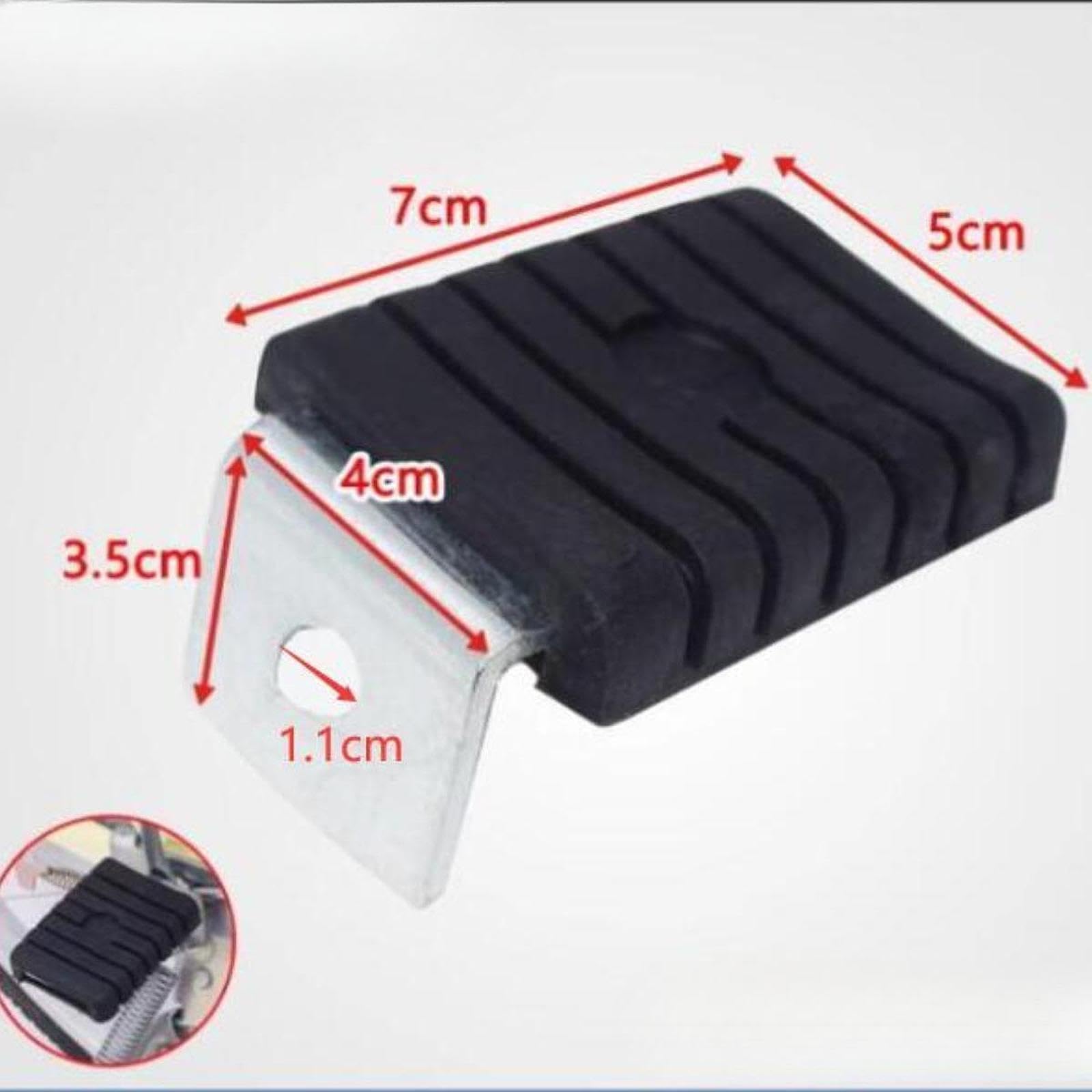 jojomis 2Pcs Bike Rear Pedals Bicycle Foot Pegs Anti Slip Quick Release Replacement for Road Mountain Bikes Folding Footrests