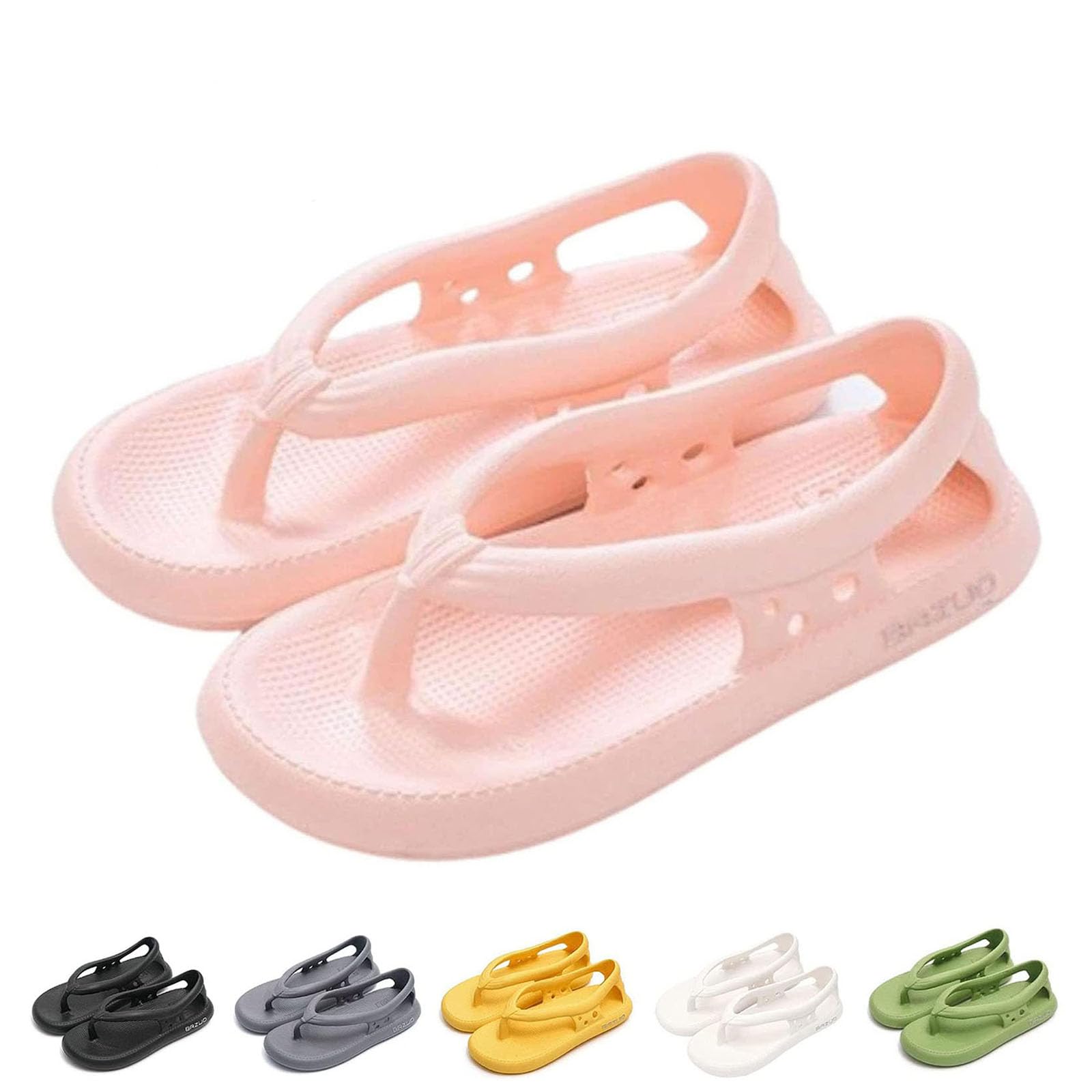Bazuo Sandals,Bazuo Flip Flops,Couples Non-Slip EVA Thick Sole Quick-Dry Flip Flops Slippers