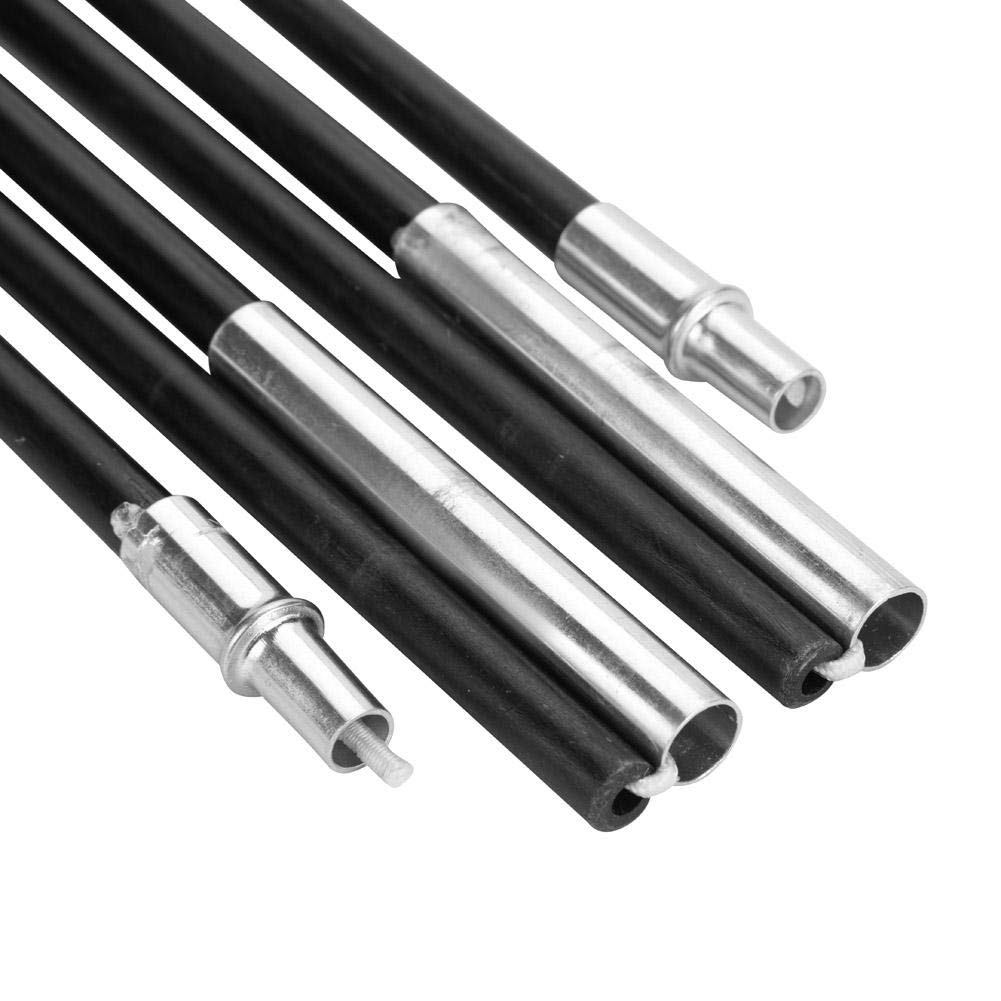 Kit de rechange pour poteaux de tente, tiges de tente en fibre de verre, accessoires pour 1 à 2 personnes de 1 à 2 personnes, kit de cadres d'auvent, 330 cm de long
