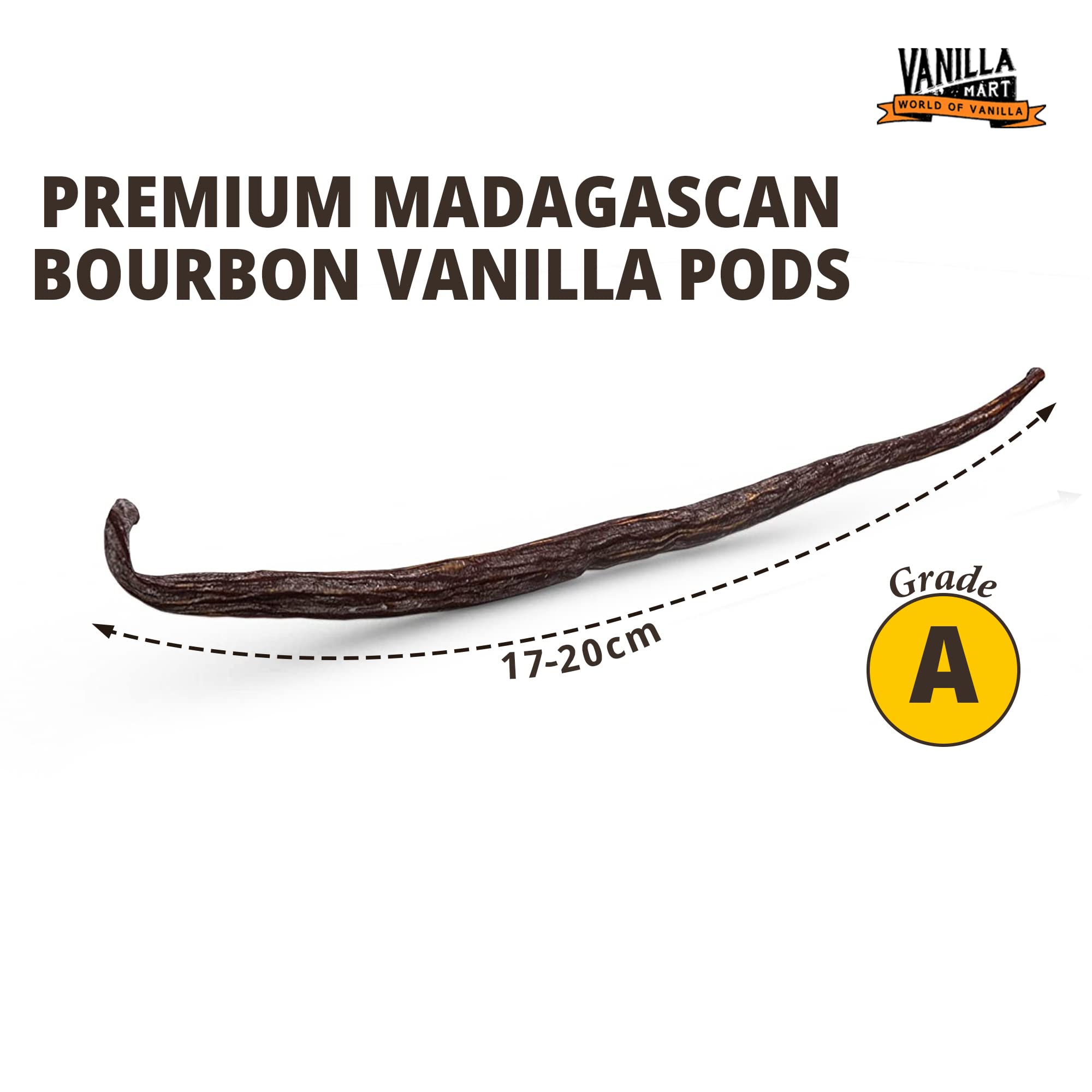 Vanilla Mart Premium Madagascan Bourbon vainilla vainilla (50 vainas)