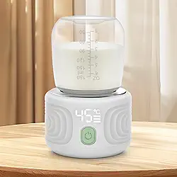 Aquecedor de mamadeira Maypott portátil de 3 minutos para viagem, com 4 temperaturas selecionáveis e proteção contra queimaduras, à prova de vazamento e seguro, recarregável para leite materno