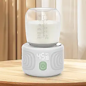Aquecedor de mamadeira Maypott portátil de 3 minutos para viagem, com 4 temperaturas selecionáveis e proteção contra queimaduras, à prova de vazamento e seguro, recarregável para leite materno